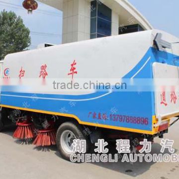 dongfeng 4x2 vacuum road sweeper truck