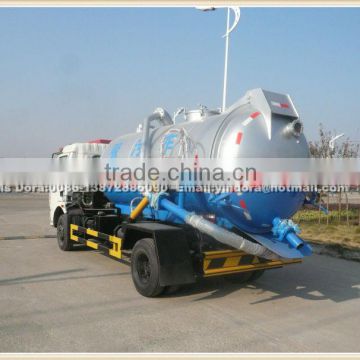 4x2 high quality vacuum truck for waste water suction