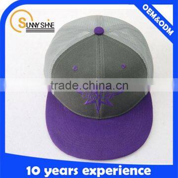 Wholesale 3D Embroidery 6 Panel Snapback Trucker Hat Custom Trucker Hat photo-2