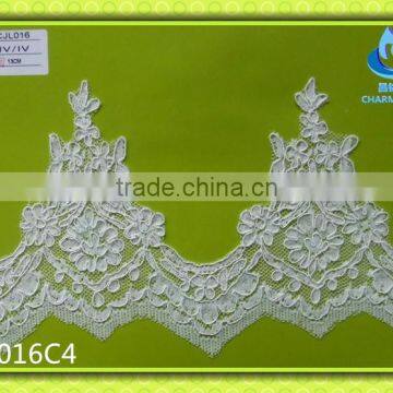 Embroiedered cord lace CJL016C4