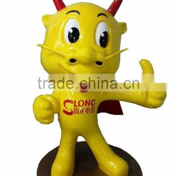 resin cartoon tiny dragon statue