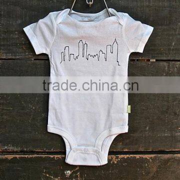 Hot Sale100%Cotton Baby Animal Rompers Short Sleeve Onesie photo-2