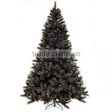 PVC black with white Christmas tree