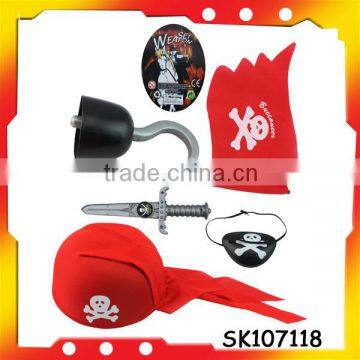 hot selling red pirate hat pirate flag with EN71