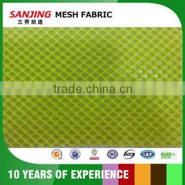 Yellow Double Mesh Fabric for Shoe Upper