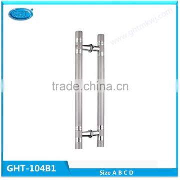 Stainless steel double side door pull handle with high quality for glass door