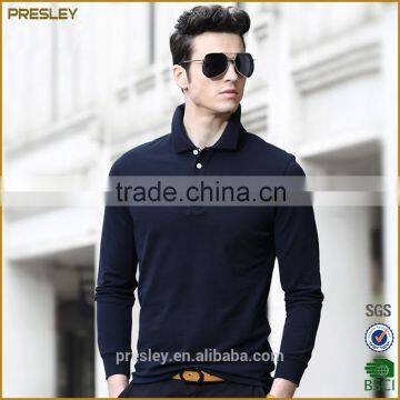 Presley oem men slim high quality wholesale men polo shirt fabric