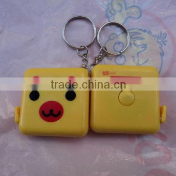 square Key chain tape measure/Key chain tape measure/tape measure