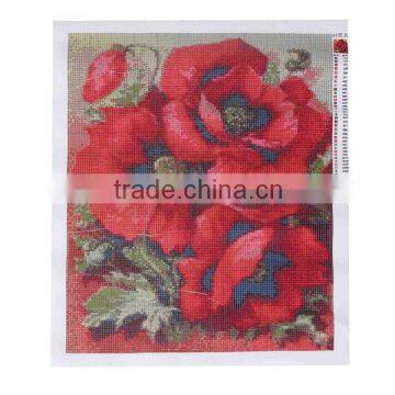 Hot Romantic DIY Diamond Mosaic Pictures For Living Room Flowers Rainbow Rose Red HandMade Diamond Paintings Cross Stitch Kits photo-3