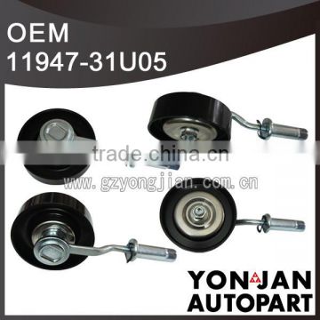 For VQ30DE VQ35DE VG30E VG33DE VG35E ac condtioner belt tensioner pulley OEM 11947-31U05