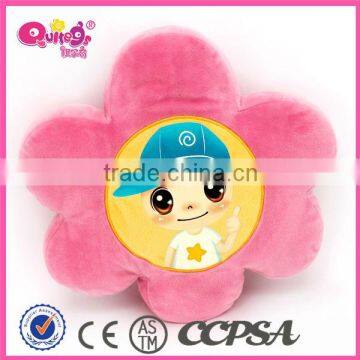 plush pillow flower shape pillow