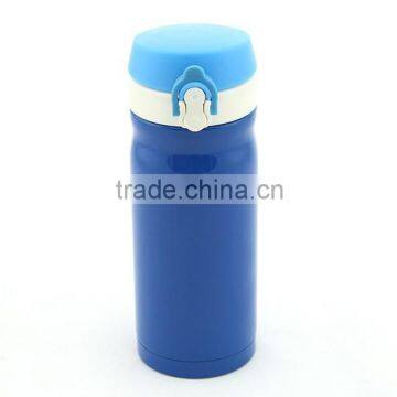 Double Wall 18/8 Stainless Steel vacuum flask in blue color