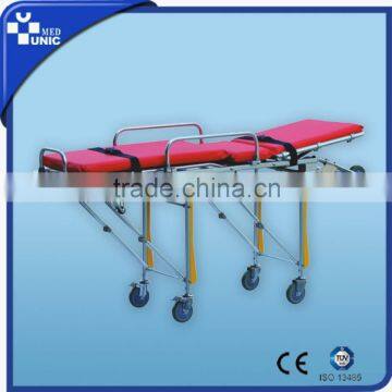 Medical Automatic Loading Stretcher with Aluminum Alloy Bed Board