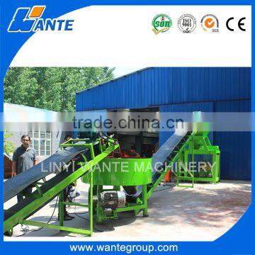 WT2-10 diesel engine block and brick making machine, earth interlocking brick machine