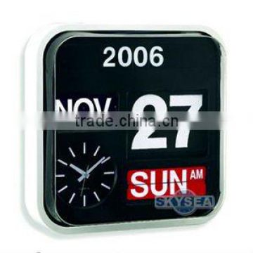 Wall Flip Calendar Clock