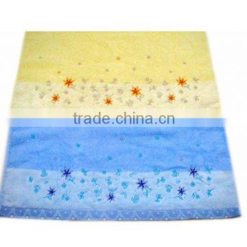 100% cotton jacquard velour bath towel