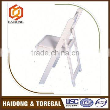 Factory Direct Sales Transparent Artist Resin Folding Chair