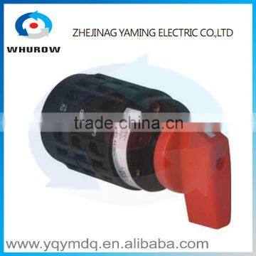 LW6-16A/3High quality manual changeover rotary cam switch DC voltage three poles