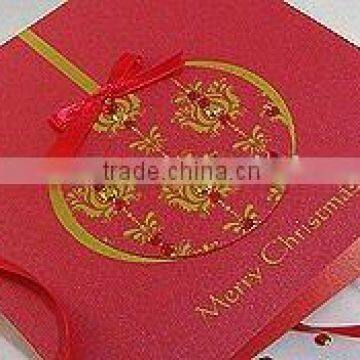 Holidays greeting paper card printing