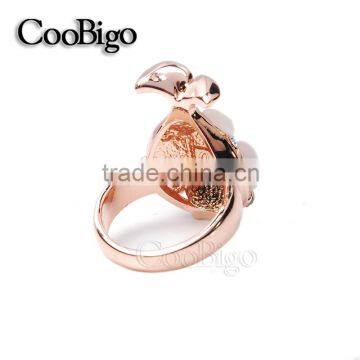 Fashion Jewelry Zinc Alloy Fish Shape Cat-eye Stone Ring Ladies Party Show Gift Dresses Apparel Promotion Accessories photo-4
