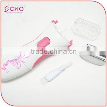 Portable Multicolor Battery Operated Lady Shaver and Epilator photo-4