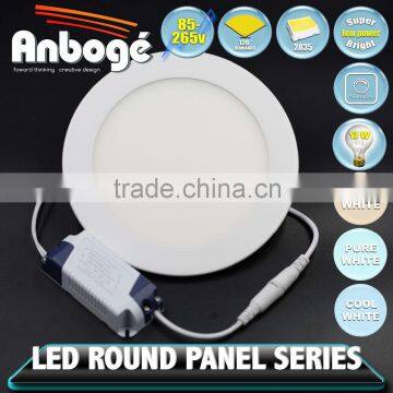 wholesale energy saving ceiling smd ultra slim 9w 12w 15w 18w round led panel light