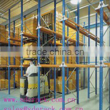 cold storage warehouse pallet rack drive in CE certified