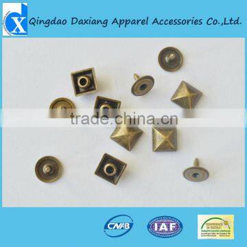 tower model garment metal rivets in zinc alloy