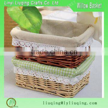 Handmade wicker baby gift baskets wicker packing baskets