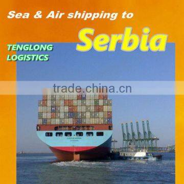 Shipping Container to Belgrade of Serbia From Xiamen