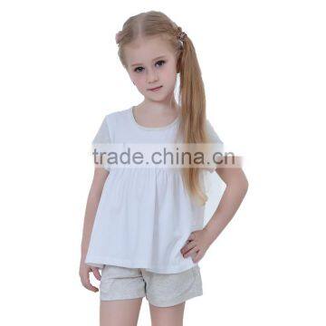 95% cotton wholesale sweet child clothing children set for girl