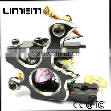 Hot sale shader 8 wrap tattoo machine black iron tattoo machine