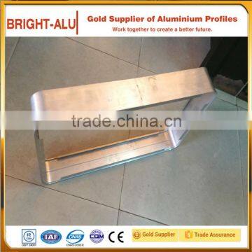 Extruded customized aluminum alloy profile bending metal framing material