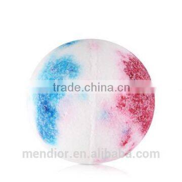 Mendior Cherry milk essential oil Bath Bombs with mixed color Natural Bath Fizzers OEM Brand