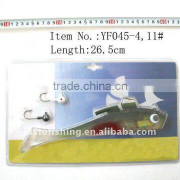 9+ years Wholesaler & OEM Manufacturer , Beijing Hirun provide high quality fishing lures,beautifully colored soft lures YF045-4
