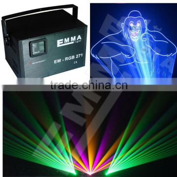 5000mw Multi color laser disco light rgb programmable laser lighting effect