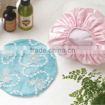 wholesale bathroon products china manufacturer, high quality satin shower ear caps for promotion