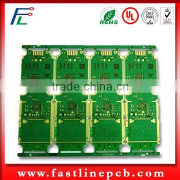 Green Solder Mask Rogers PCB 4 - Layer 1OZ Copper THK High Reliability