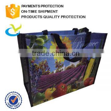 Full color print promotional pp woven laminated bag