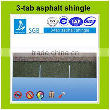 30 average lifetime Classical red /black/blue/yellow asphalt shingles