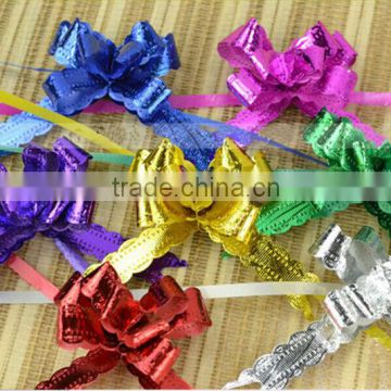 Colorful Christmas Gift pull bow ribbon