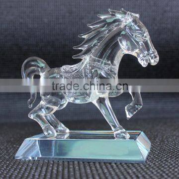 Exquisite K9 Clear Crystal Horse Model As Souvenirs For Mother Birthday Gift