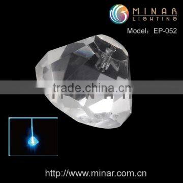 crystal end piece fiber optic lighting for chandelier