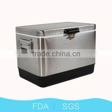 Stainless cooler box