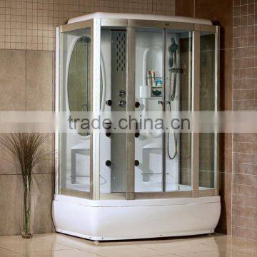 Shower enclosure with bathtub, 1500mm complete shower room, integrated shower room, Digital controlled shower room T118