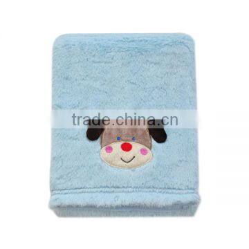 animal embroidery wholesale cheap baby blankets