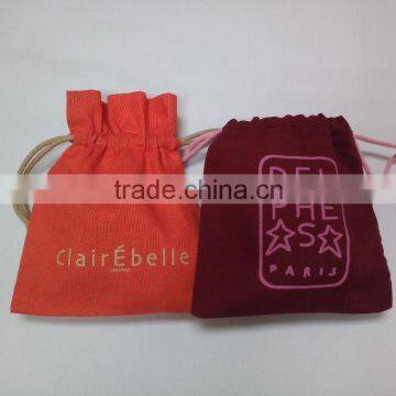 2016 drawstring printed cotton jelly bag