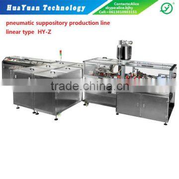 semi-automatic torpedo type suppository filling equipment machine-suppository sealing equipment-suppository cooling equipment