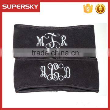 A-115 polar fleece sports headband monogrammed fleece hair band skating fleece headband