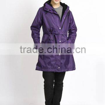 OEM factory 100% polyester PU PVC european style raincoat long raincoat outdoor workplace waterproof breathable